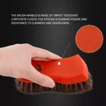 Horsehair Car Interior Detailing Brush with Nylon Handle 7 13523 723d67