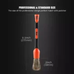 5-Material Car Detailing Brush Set with Elbow Adapter for Interior & Wheels 9 13525 eb87ce