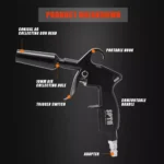High Pressure Foam Cleaning Spray Gun for Car Interior & Exterior Detail 5 13529 092490