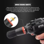5-Piece Drill Brush Attachment Set for Car Detailing & Deep Cleaning 7 13531 2ce763