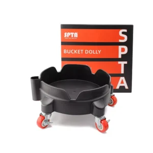 5-Wheel Rolling Bucket Dolly for Car Wash & Detailing – Heavy Duty Mover