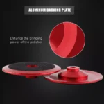 5" Aluminum Backing Plate for Rotary Polishers with M14 Thread 5 13537 0f1960