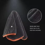 Premium Gray Microfiber Car Drying Towel 16.5x16.5 Inch 7 13563 1048e0