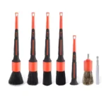 5-Piece Soft Boar Hair Car Detailing Brush Set with Drill Adapter 3 13564-564d62.webp