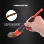 5-Piece Soft Boar Hair Car Detailing Brush Set with Drill Adapter 7 13564 e9e7a2