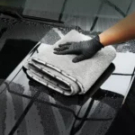 Super Absorbent 900 GSM Gray Microfiber Car Drying Towel 4 13567 303505