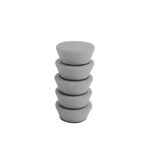 1/2 Inch Gray Light Cut Mini Polishing Pads for Car Detailing & Buffing