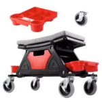 Rolling Mechanic Seat with Wheels and Tool Trays – Heavy Duty Garage Creeper Stool 300 lbs 9 13574 2e1bff