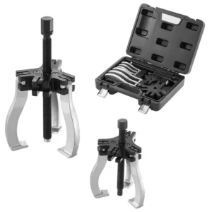 2-Piece Reversible Jaw Gear Puller Set – 3" & 7" Heavy-Duty Puller Kit