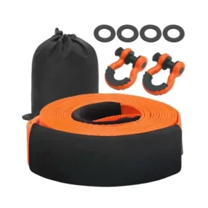 High-Strength Polyester Tow Strap Recovery Kit for Truck, SUV & ATV