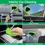 Windshield Cleaning Tool with Extendable Handle & Microfiber Pads 7 14698 feed62
