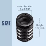 5 Pack USA Flag Aluminum Tire Valve Stem Caps for Car, Truck & Motorcycle 9 14760 0fb5b1