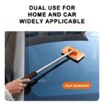Car Windshield Cleaning Brush with Retractable Handle and Soft Wash Cloth 6 14777 81ff25