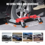 Heavy Duty Car Wheel Dolly with Ratchet Jack 1500 lbs Capacity 6 14872 5b2c32