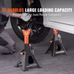 Heavy Duty Car Jack Stands 3/6 Ton Double Locking Adjustable Height 4 14893 7f4750