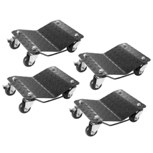 Car Tire Wheel Dolly Vehicle Skates 1500 lbs Capacity with 360° Casters