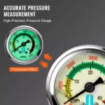 3-Stage High Pressure Hand Pump 4500 PSI with Gauge for Air Guns, Tires & More 7 14956 6d1ddb