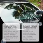 Hydrophobic Windshield Coating 70ml - Waterproof Car Windscreen Cleaner & Rainproofing Agent 5 14997 70312c