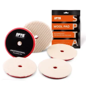 Polishing Wool Pad for Car Detailing - 3"/5"/6" Scratch Removal & Finishing Pad