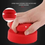 4-Inch Hand Wax Applicator Sponge for Car Polishing & Waxing 6 15019 67b107