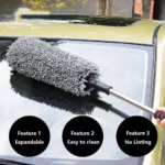 Retractable Car Duster Brush with Telescopic Handle 6 15053 672750