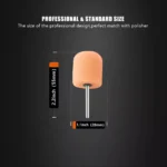 Orange Flexible Shaft Cylinder Polishing Pad Set - 5Pcs 8 15127 b7801c