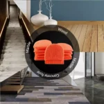 Soft Microfiber Car Wax Applicator Mitt – High Absorbent Wax Foam Pad for Polishing and Finishing 7 15306 84b8ad