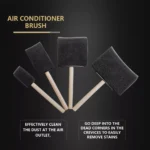 Car Air Conditioner Vent & Grille Cleaner Brush – Wooden Handle Auto Detailing Brush 4 15318 f89985