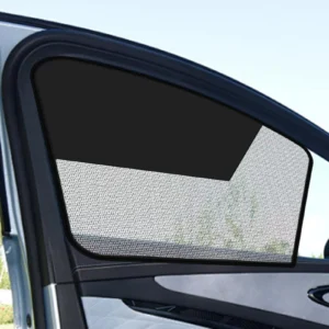 Magnetic Car Window Sunshade Curtains – UV Protection & Mosquito Repellent Mesh