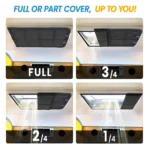 Magnetic RV Window Shade - Foldable UV Protection & Windproof Privacy Cover for Camping 5 15357 750c57