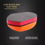 Magic Clay Bar Sponge for Auto Detailing - Remove Contaminants Before Polishing & Waxing 5 15388 78df10