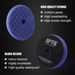 3"/5"/6" Blue Medium Cut Polishing Pad for Car Buffer Polisher - High-Performance Compounding & Polishing Sponge 6 15406 b30dd6