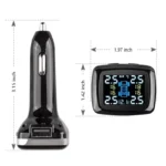 Digital Car Tire Pressure Monitoring System with USB Charging & Safety Alarm 8 15482 d599e7