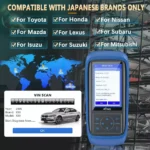 Advanced OBD2 Automotive Scanner for Japanese Vehicles with Active Test 6 15516 4aa1db