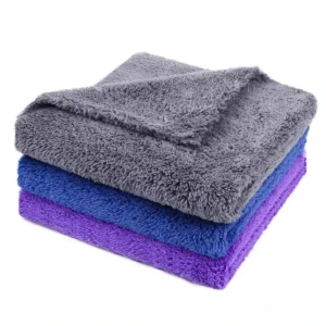 350GSM Super Absorbent Edgeless Microfiber Car Wash & Drying Towel 16"x16"