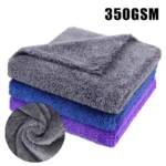 350GSM Super Absorbent Edgeless Microfiber Car Wash & Drying Towel 16"x16" 4 15529 1eea9b