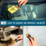 Dual-Purpose Razor Blade Scraper for Decal & Vinyl Removal with Plastic & Metal Blades 7 15603 412c5e