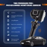 4PCS TPMS Tire Pressure Sensors 433MHz Compatible with Ford Vehicles 4 15621 0e259d