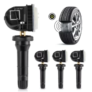 4PCS TPMS Tire Pressure Sensors 433MHz Compatible with Ford Vehicles