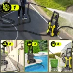 180Bar 2200W Electric High Pressure Washer with Adjustable Nozzle 4 15629 e1b50b