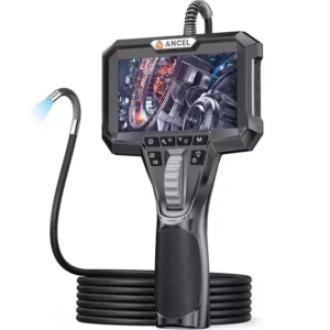HD 1080P Articulating Endoscope Camera with 6.2mm Waterproof Lens & 4.3" Screen