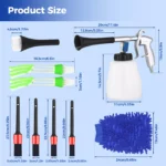 High-Pressure Interior Car Cleaning Gun Set 8 15694 ab127a