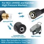 High Pressure Washer Gun 4350 PSI with 7 Nozzle Tips & Quick Connector 5 15702 34b14a