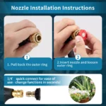 High Pressure Washer Gun 4350 PSI with 7 Nozzle Tips & Quick Connector 7 15702 a2314b
