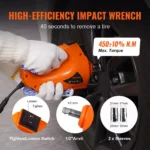 5-Ton Electric Car Jack Kit with Impact Wrench & Tire Inflator 7 15713 feefbe