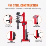 Heavy-Duty Hydraulic Strut Coil Spring Compressor 8 15721 6a5222