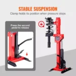 Heavy-Duty Hydraulic Strut Coil Spring Compressor 6 15721 7215ac