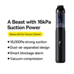 Powerful 16000Pa Wireless Handheld Vacuum Cleaner for Car, Home & PC 4 15755 d8b920