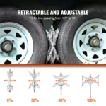 Heavy-Duty Camper Wheel Stabilizer Chocks 7 16117 380a9c
