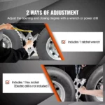 Heavy-Duty Camper Wheel Stabilizer Chocks 8 16117 5f8e0e